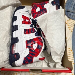 Nike Kids Sneakers - Red, White, and Blue
